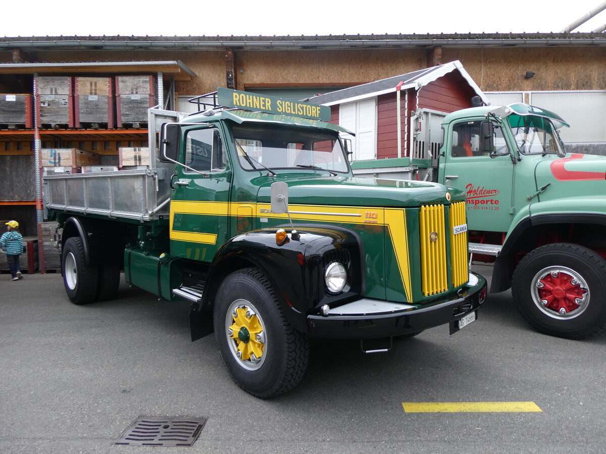 (261'919) - Rohner, Siglistorf - AG 14'666 - Scania am 4. Mai 2024 in Attikon, Wegmller