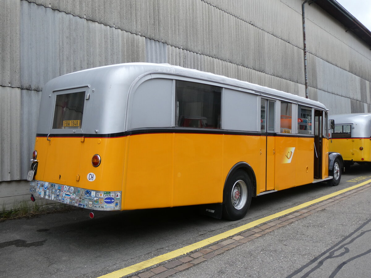 (261'935) - Badertscher, Winterthur - ZH 32'016 U - FBW/Tscher (ex P 24'574; ex P 1394) am 4. Mai 2024 in Attikon, Wegmller