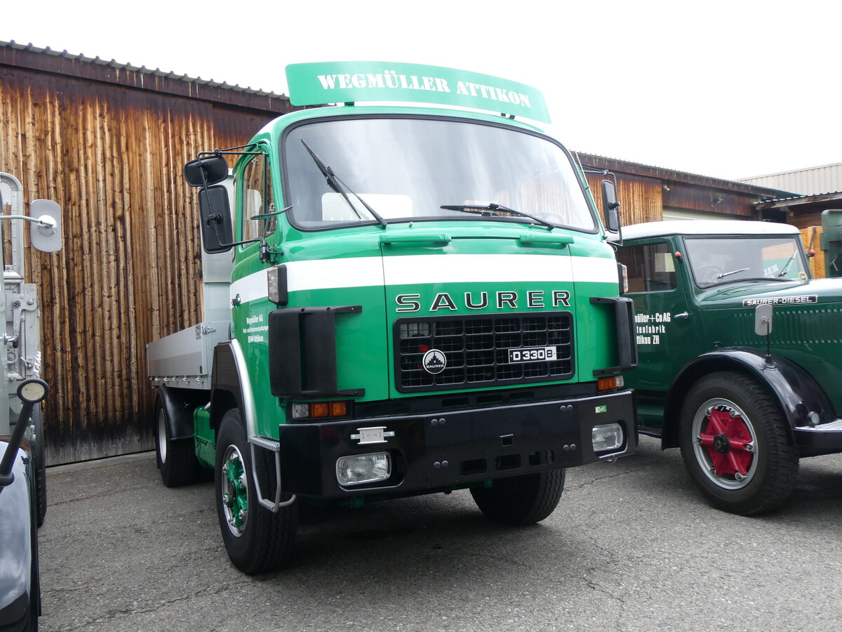 (261'942) - Wegmller, Attikon - Saurer am 4. Mai 2024 in Attikon, Wegmller
