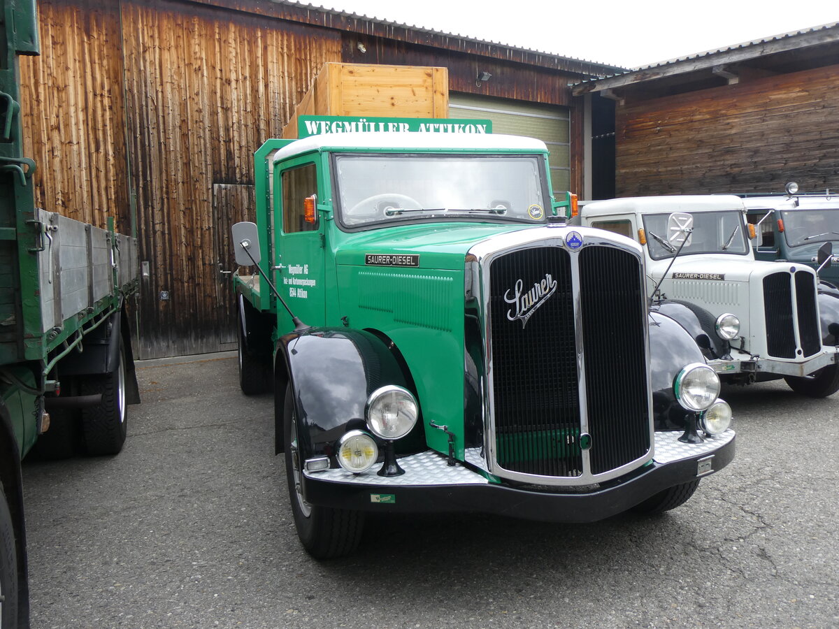 (261'945) - Wegmller, Attikon - Saurer am 4. Mai 2024 in Attikon, Wegmller