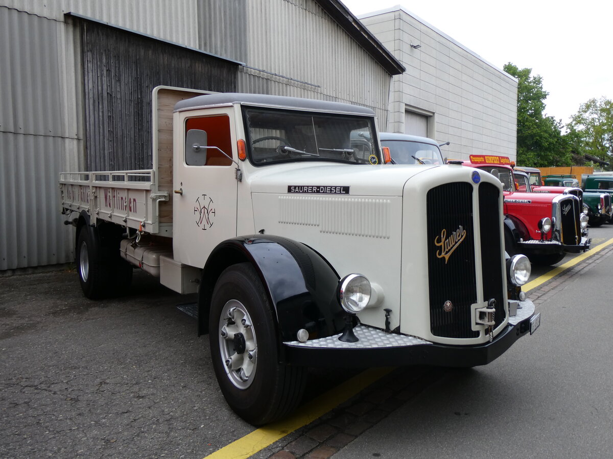 (261'964) - Wespi, Wlflingen - TG 49'174 - Saurer am 4. Mai 2024 in Attikon, Wegmller