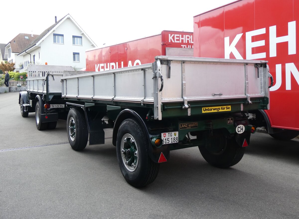 (262'027) - Lanz+Marti-Anhnger - TG 615'188 - am 4. Mai 2024 in Attikon, Wegmller