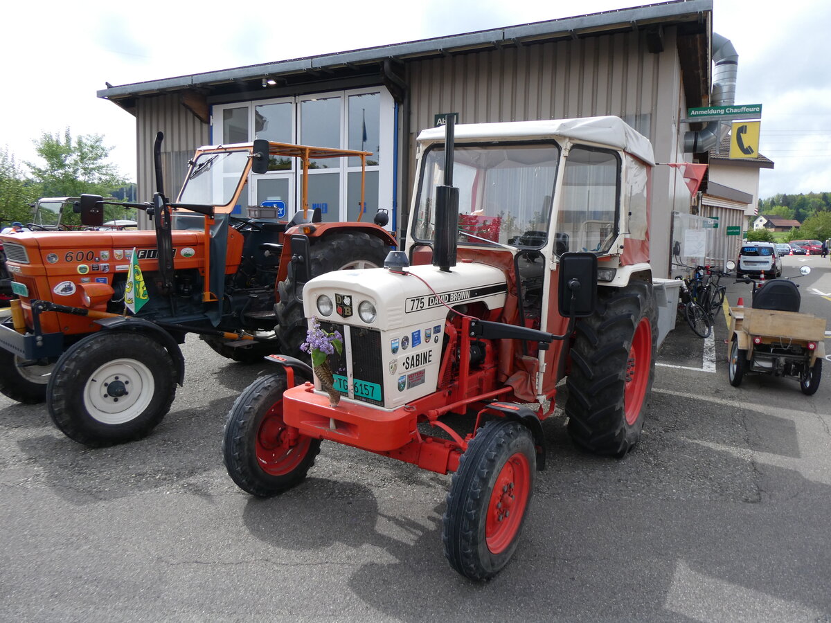 (262'046) - David Brown - TG 6157 - am 4. Mai 2024 in Attikon, Wegmller