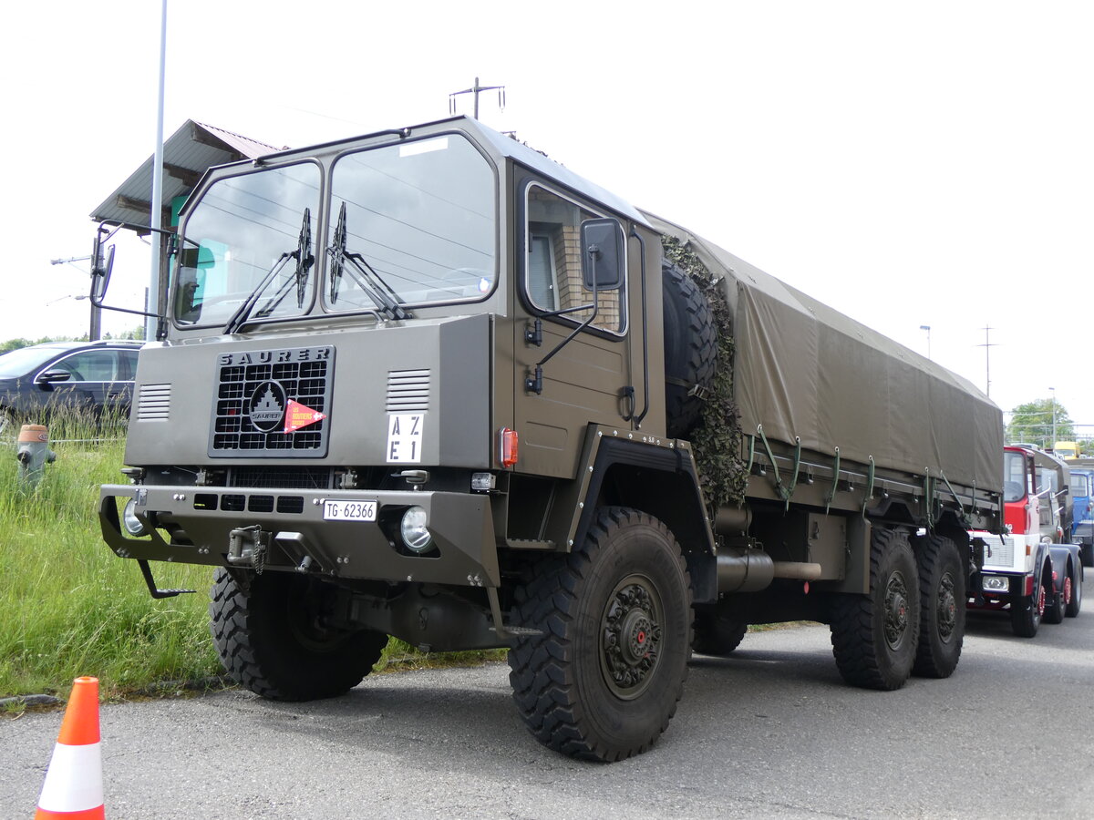 (262'050) - Saurer - TG 62'366 - am 4. Mai 2024 in Attikon, Wegmller