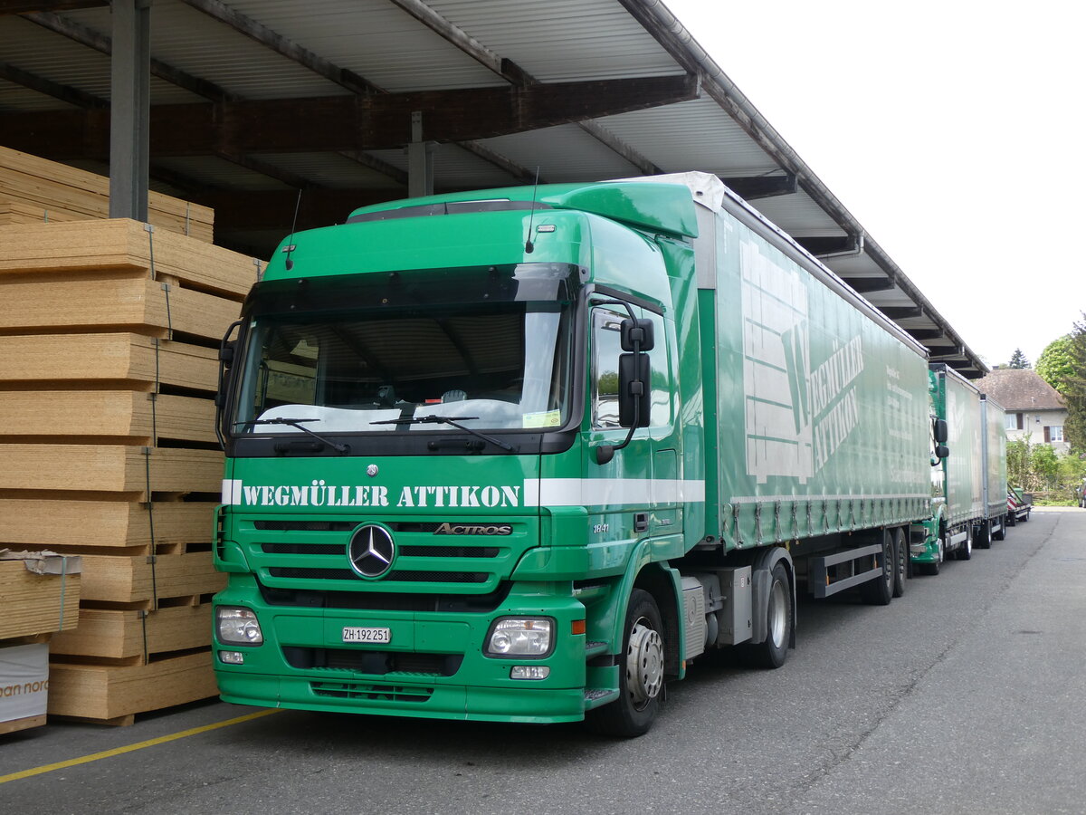 (262'057) - Wegmller, Attikon - ZH 192'251 - Mercedes am 4. Mai 2024 in Attikon, Wegmller