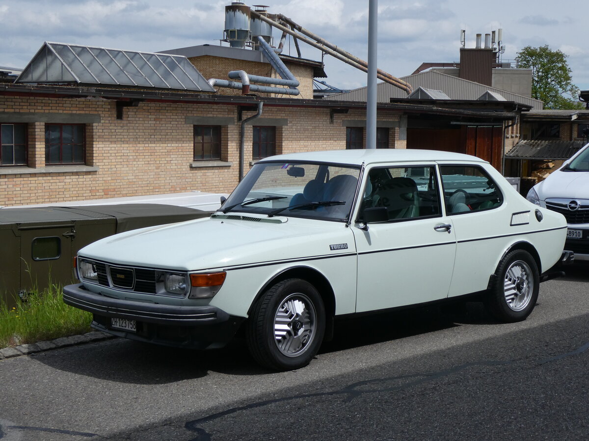 (262'097) - Saab - ZH 123'758 - am 4. Mai 2024 in Attikon, Wegmller