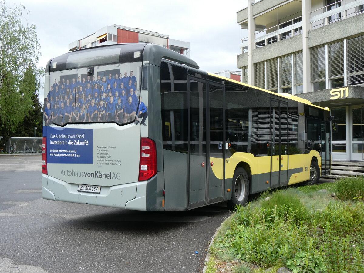 (262'158) - STI Thun - Nr. 187/BE 804'187 - Mercedes am 5. Mai 2024 in Thun, Garage