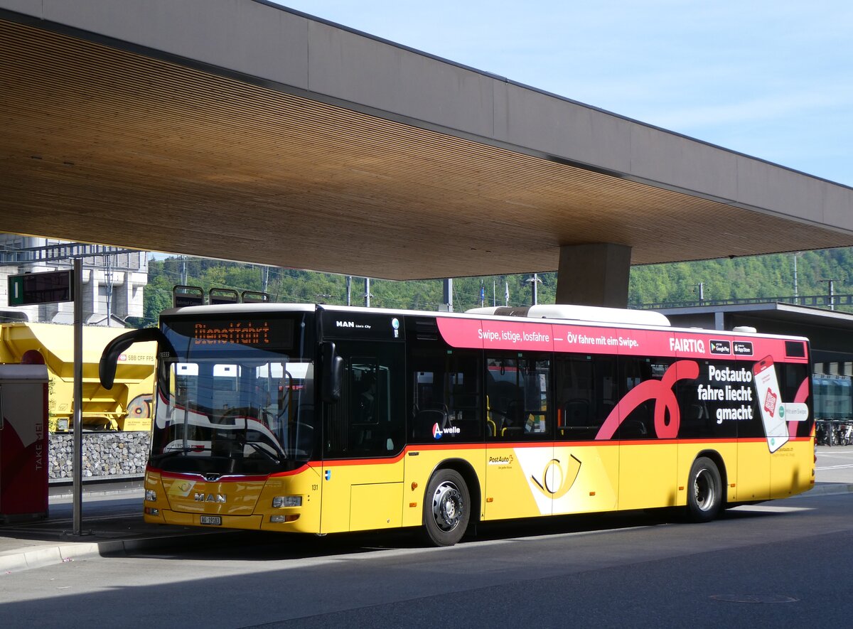 (262'302) - Voegtlin-Meyer, Brugg - Nr. 131/AG 19'183/PID 10'333 - MAN am 12. Mai 2024 beim Bahnhof Brugg 