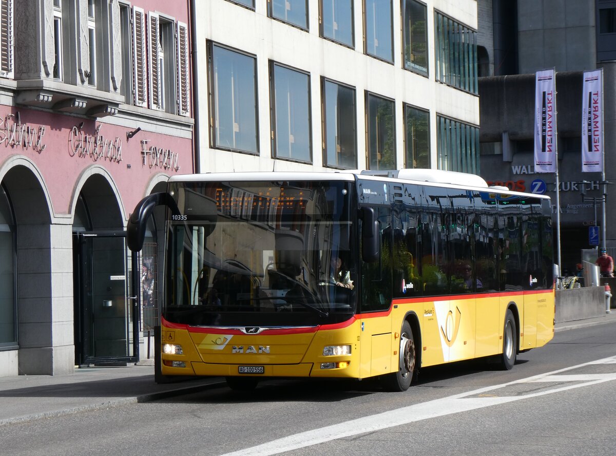 (262'306) - Voegtlin-Meyer, Brugg - Nr. 133/AG 100'556/PID 10'335 - MAN am 12. Mai 2024 beim Bahnhof Brugg