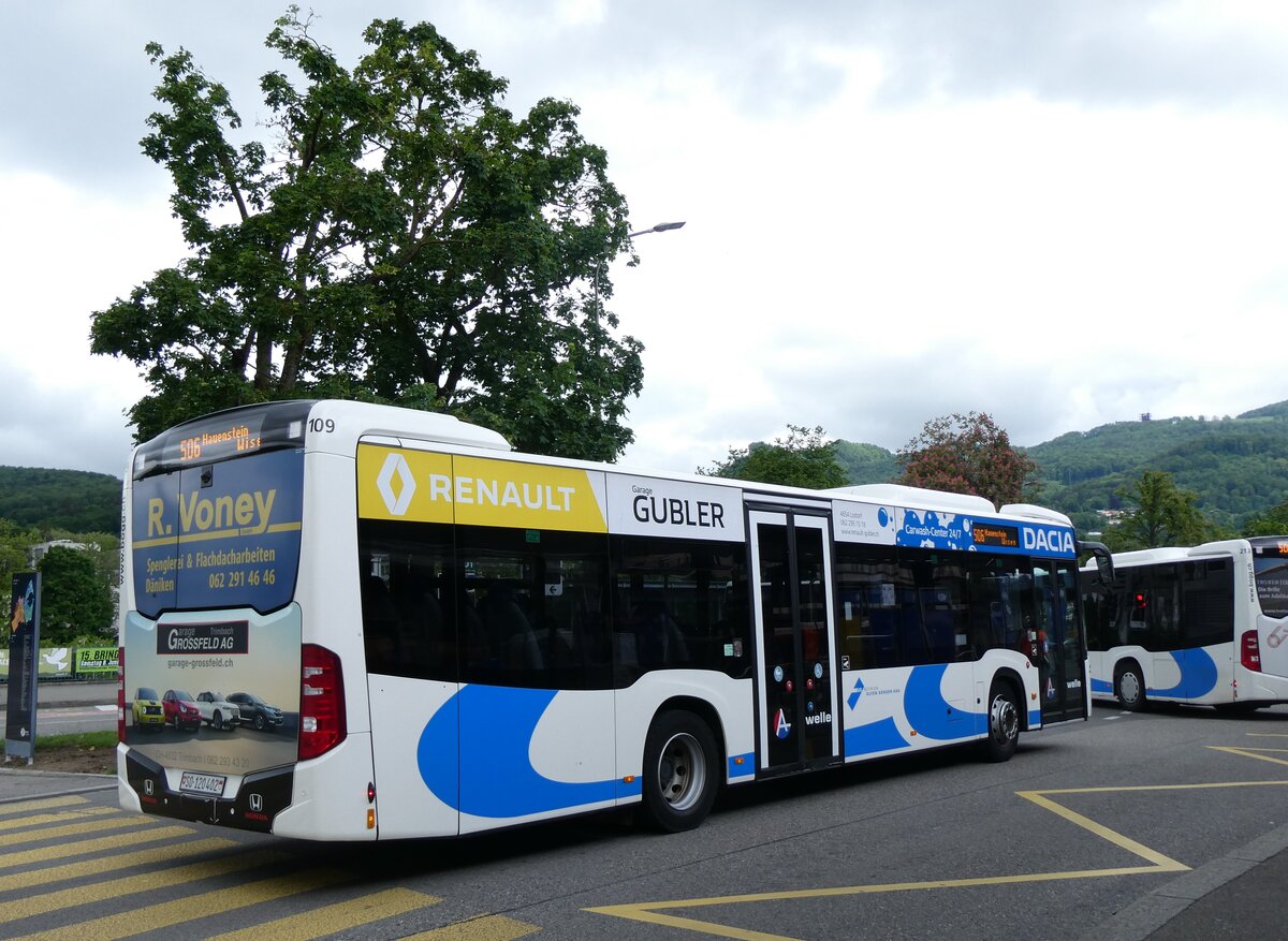 (262'433) - BOGG Wangen b.O. - Nr. 109/SO 120'402 - Mercedes am 16. Mai 2024 beim Bahnhof Olten