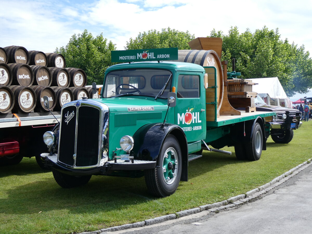(262'920) - Mhl, Arbon - Saurer am 25. Mai 2024 in Arbon, Arbon Classics