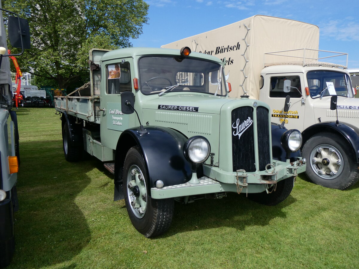 (262'935) - Weder, St. Gallen - Saurer am 25. Mai 2024 in Arbon, Arbon Classics