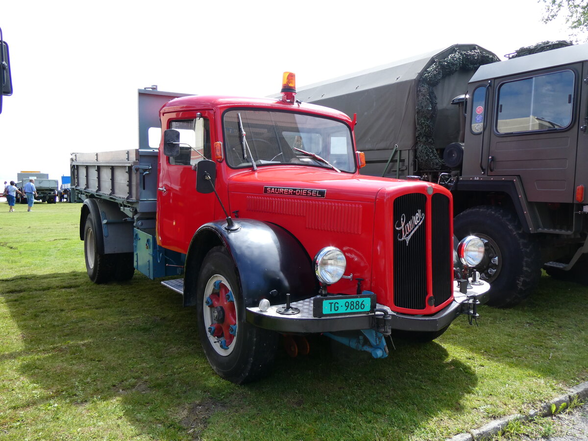 (262'993) - Saurer - TG 9886 - am 25. Mai 2024 in Arbon, Arbon Classics