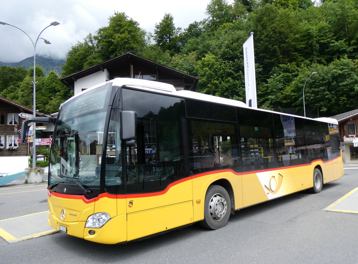 (263'234) - Flck, Brienz - Nr. 6/BE 26'631/PID 11'683 - Mercedes (ex PostAuto Bern) am 28. Mai 2024 beim Bahnhof Brienz