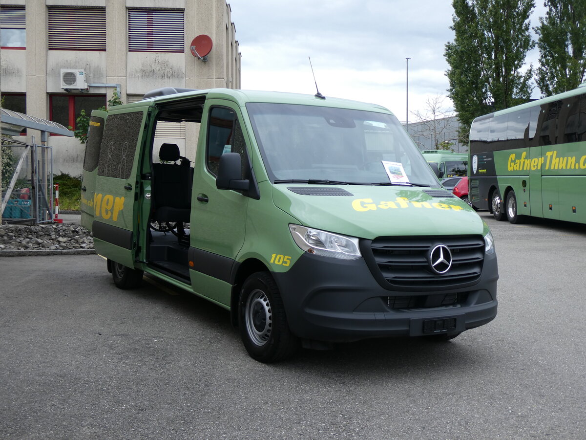 (263'308) - Gafner, Gwatt - Nr. 105 - Mercedes am 1. Juni 2024 in Gwatt, Garage