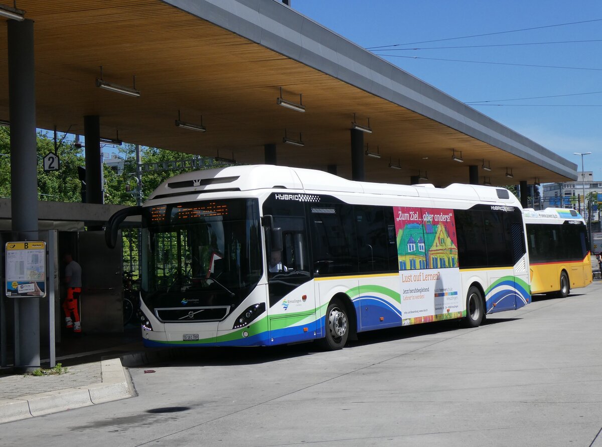 (263'383) - SBK Kreuzlingen - TG 161'789 - Volvo am 4. Juni 2024 beim Bahnhof Kreuzlingen