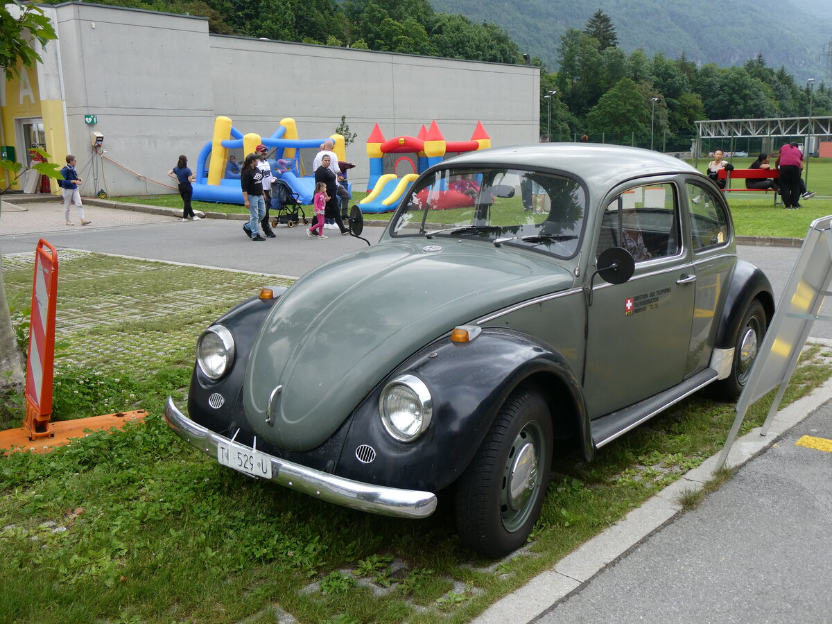 (263'515) - VW-Kfer - TI 529 U - am 9. Juni 2024 in Faido, Garage Barenco