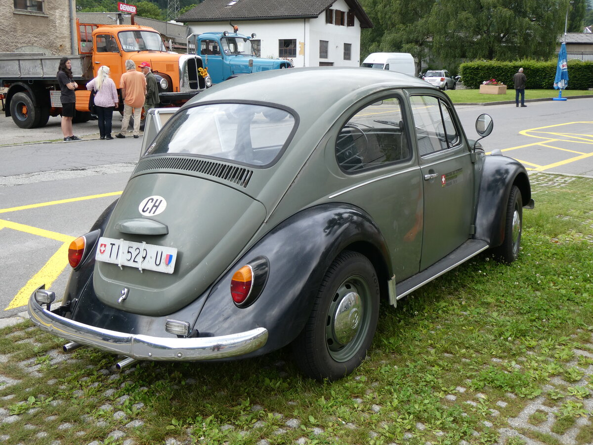 (263'521) - VW-Kfer - TI 529 U - am 9. Juni 2024 in Faido, Garage Barenco
