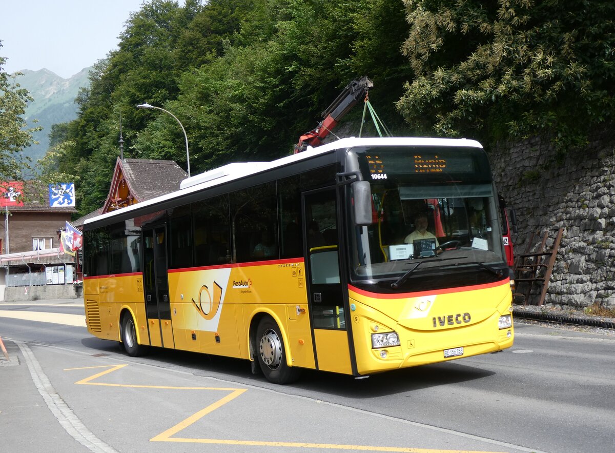 (264'087) - Flck, Brienz - Nr. 9/BE 156'358/PID 10'644 - Iveco am 29. Juni 2024 beim Bahnhof Brienz