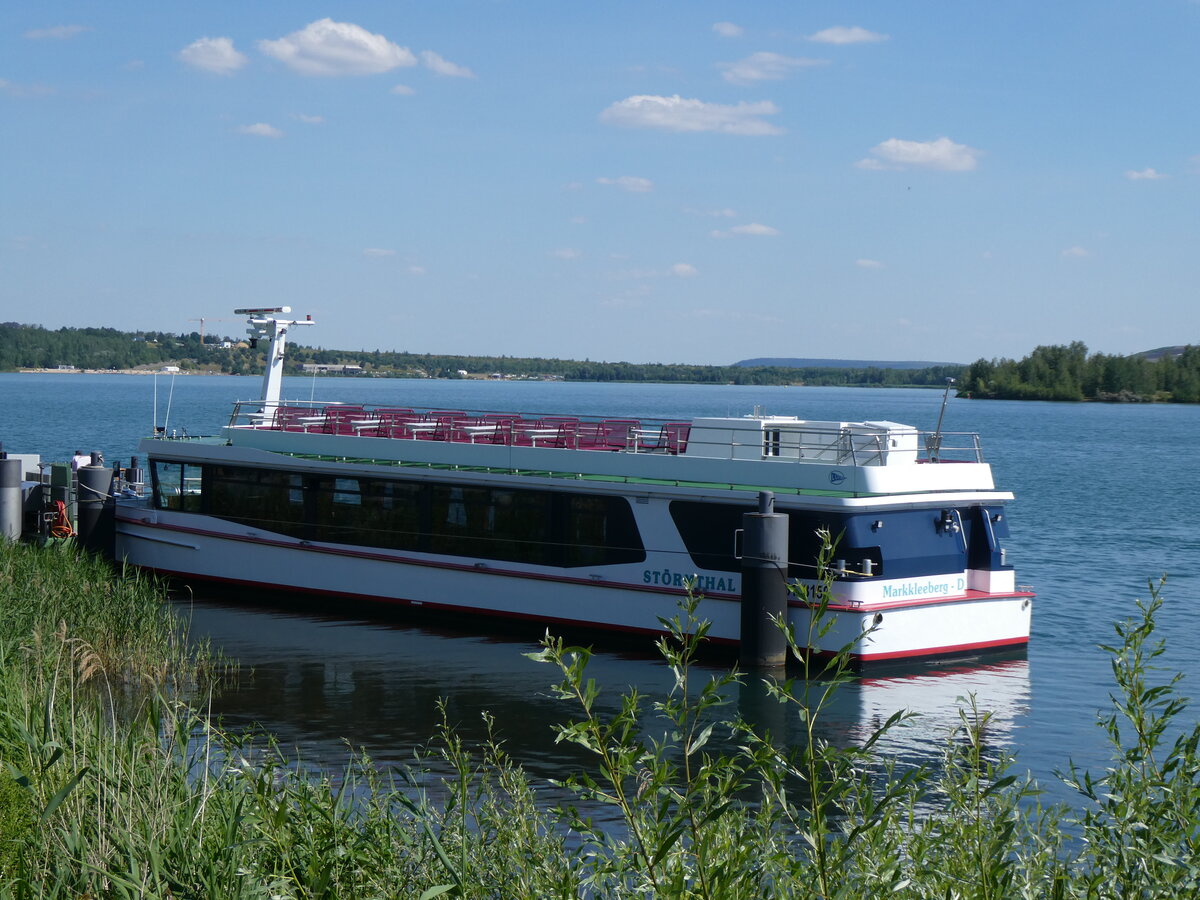 (264'505) - Motorschiff Strmthal am 9. Juli 2024 in Markkleeberg
