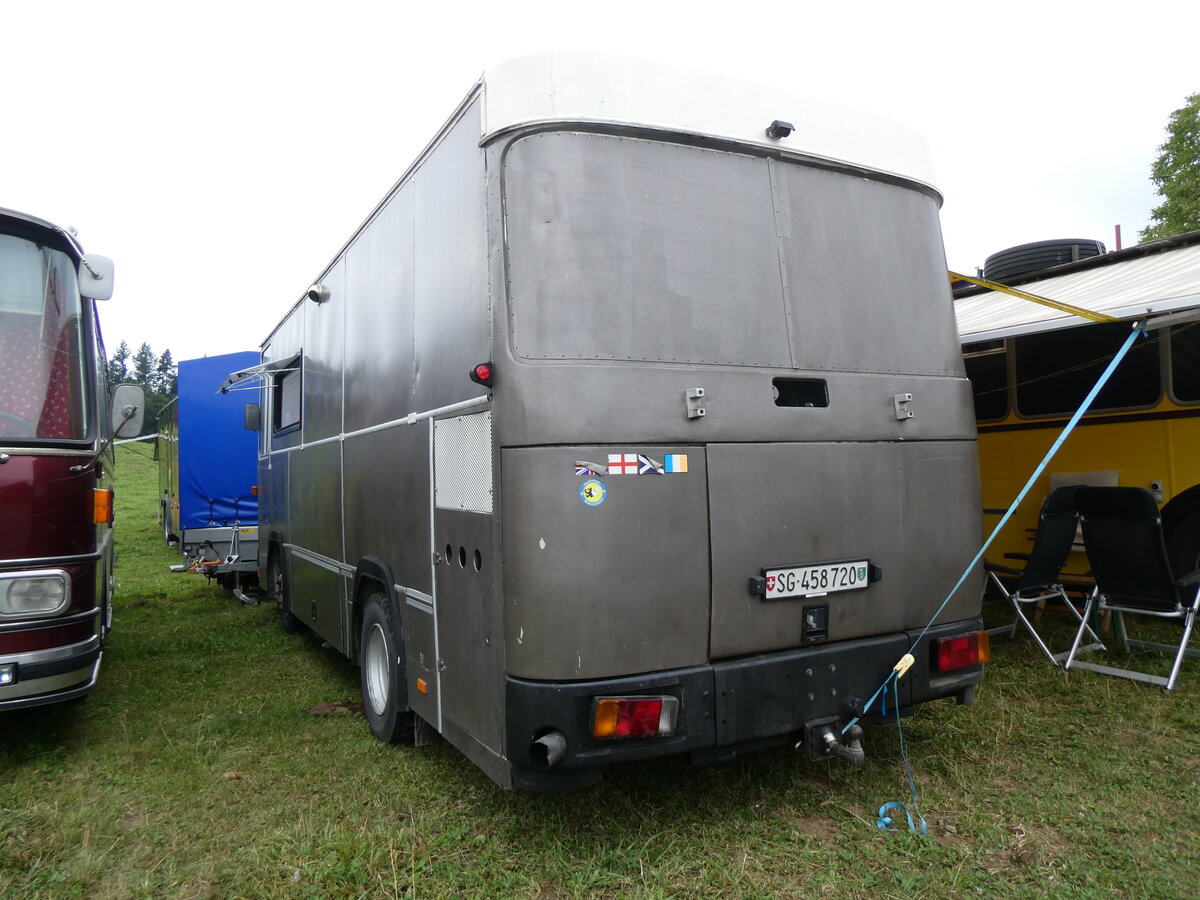 (265'869) - Verein R81, Jona - SG 458'720 - Magirus-Deutz/FHS (ex Alig, Horw; ex P 22'250) am 17. August 2024 in Neuhausen, Langriet