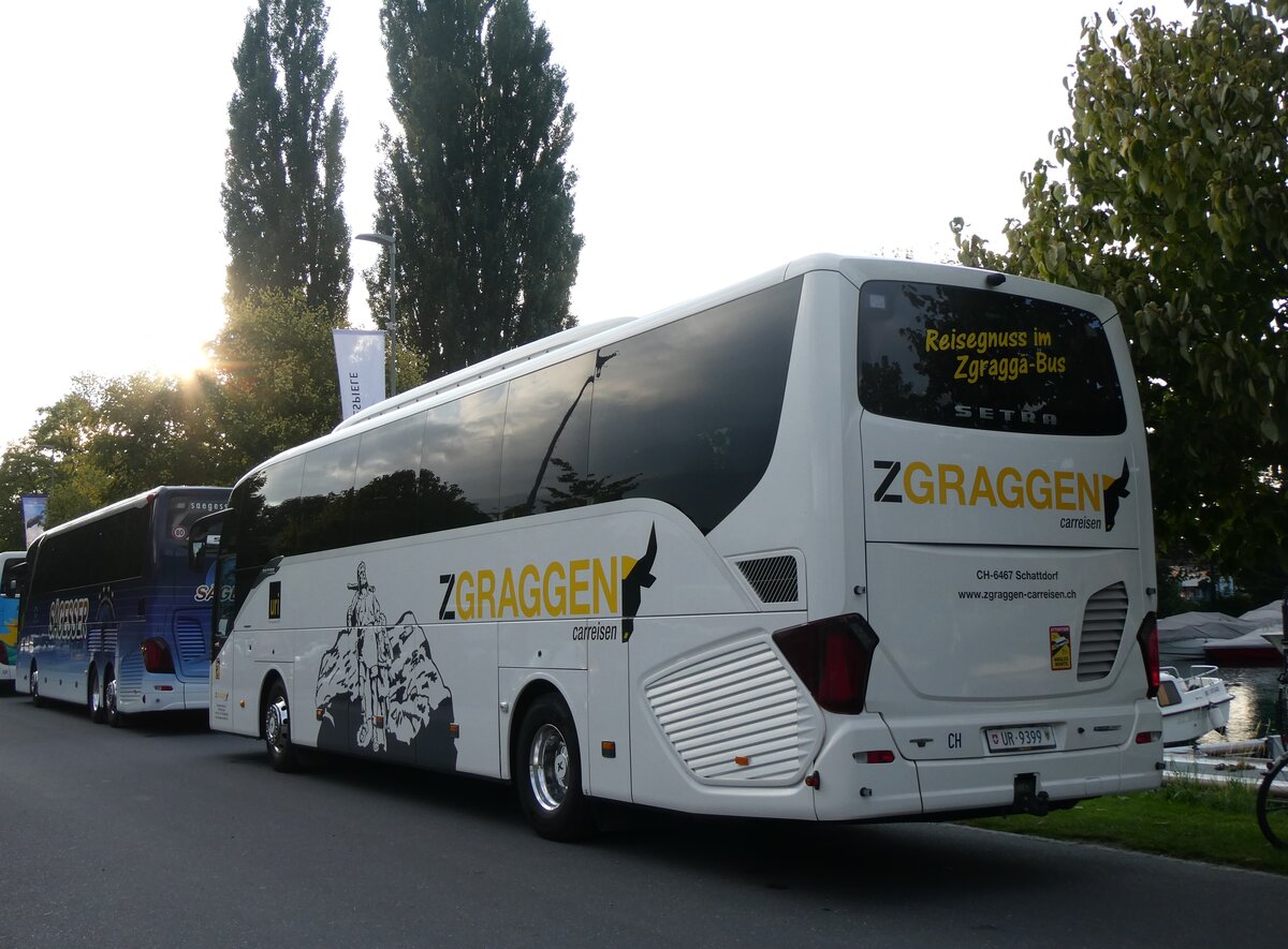 (266'087) - Zgraggen, Schattdorf - UR 9399 - Setra am 20. August 2024 In Thun, Strandbad