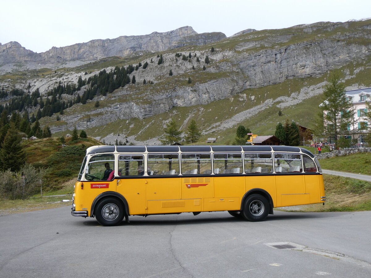 (267'467) - Gast, Reutigen - Nr. 1/BE 24'079 - FBW/FHS (ex Lambach, Gommiswald; ex Hotz, Rickenbach bei Wil/TG; ex P 24'079; ex P 21'579) am 22. September 2024 auf der Engstlenalp