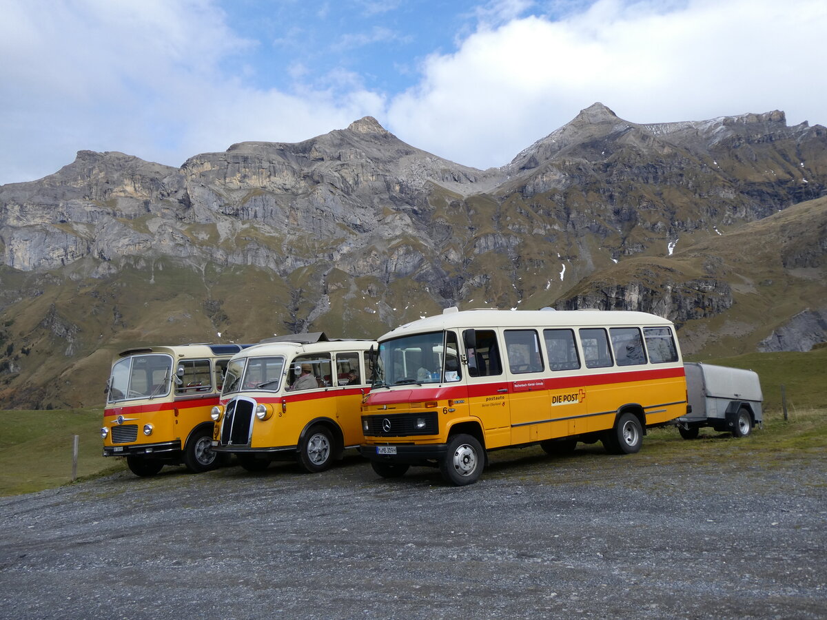 (268'113) - Aus Deutschland: Hahn, Mnchen - Nr. 6/M-MB 309H - Mercedes (ex Mller, CH-Ennetmoos Nr. 6; ex Portenier, CH-Adelboden Nr. 6; ex Geiger, CH-Adelboden Nr. 6) am 12. Oktober 2024 auf dem Bundlger