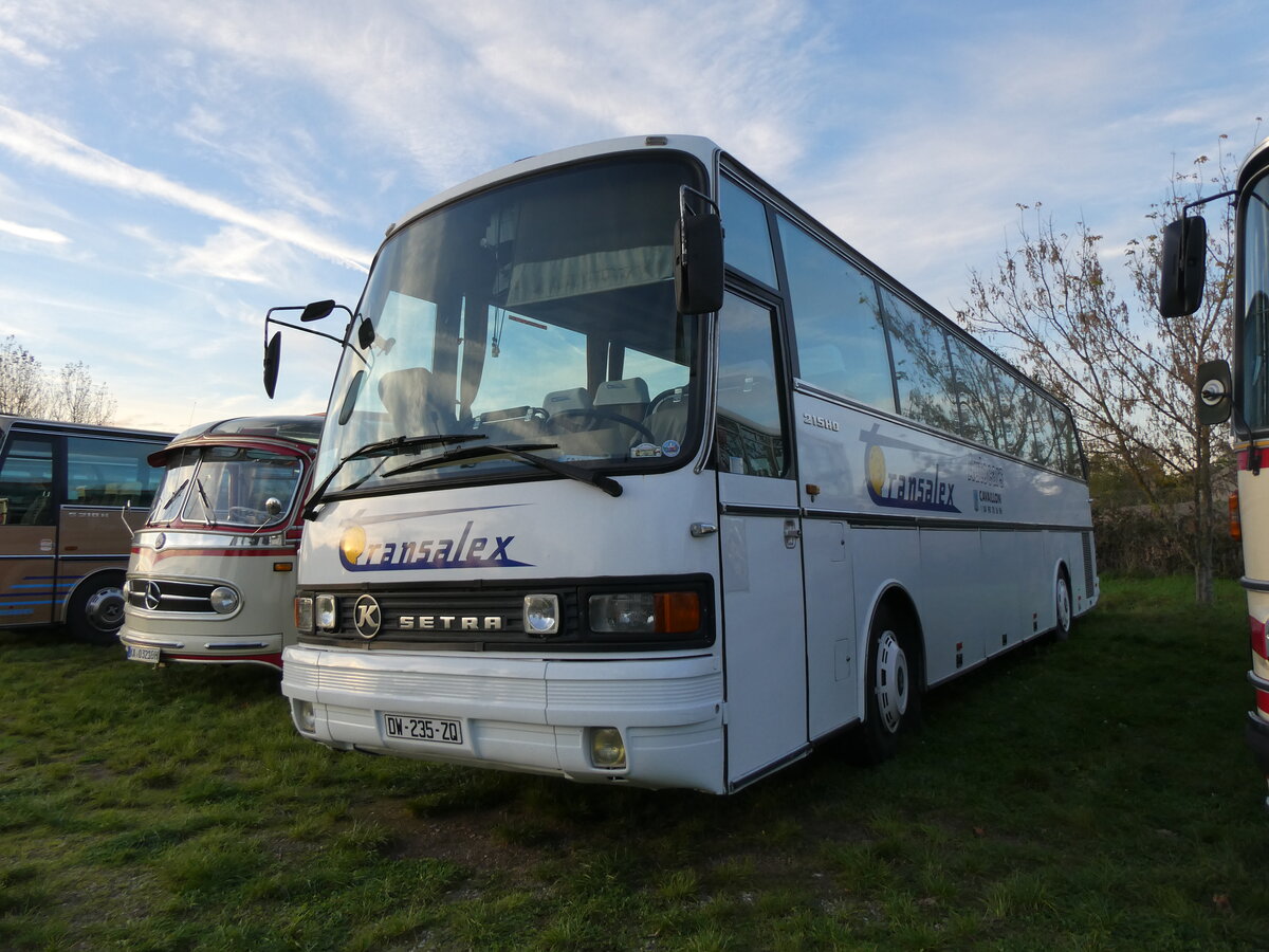 (268'504) - Transalex, Cavaillon (AAF) - DW 235 ZQ - Setra am 25. Oktober 2024 in Kintzheim, Cigoland