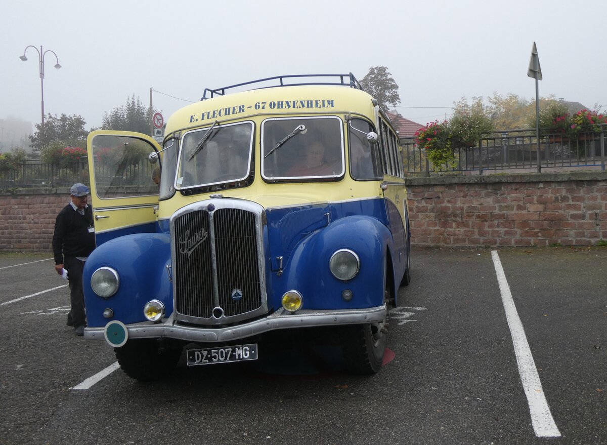 (268'526) - Flecher, Ohnenheim - DZ 507 MG - Saurer/Di Rosa am 26. Oktober 2024 in Ribeauvill, Parkplatz