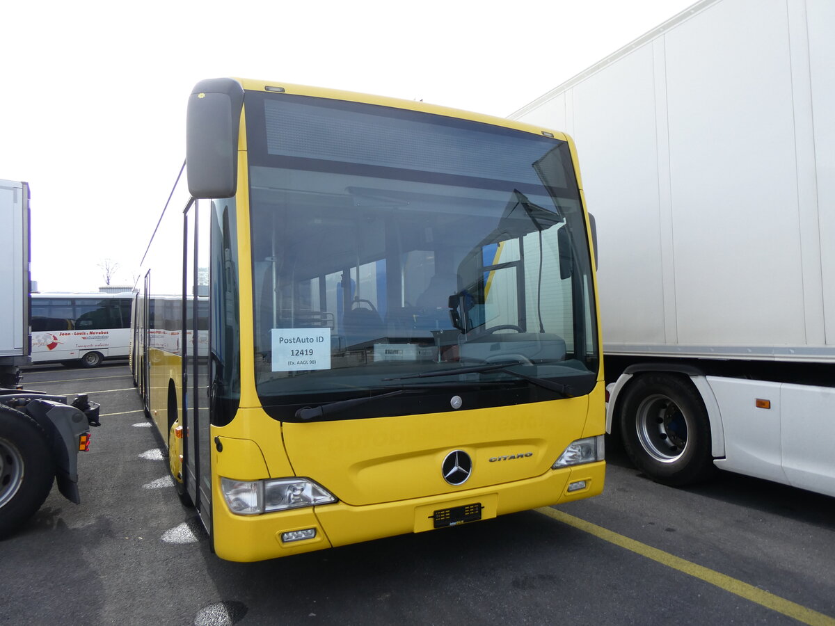 (272'722) - PostAuto Nordschweiz - PID 12'419 - Mercedes (ex AAGL Liestal Nr. 98) am 9. Mrz 2025 in Kerzers, Interbus