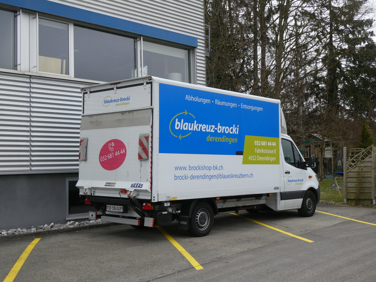 (272'933) - Blaukreuz-Brocki, Derendingen - SO 184'049 - Mercedes am 15. Mrz 2025 in Derendingen