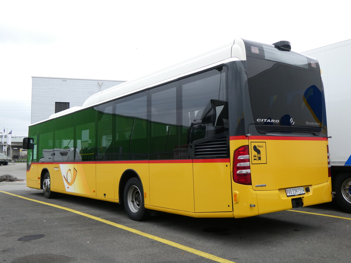 (273'029) - CarPostal Ouest - VD 239'731/PID 5719 - Mercedes (ex Faucherre, Moudon) am 15. Mrz 2025 in Kerzers, Interbus