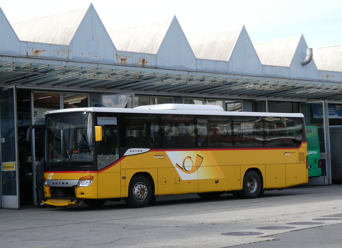 (273'111) - PostAuto Bern - BE 707'891/PID 4535 - Setra (ex Nr. 3; ex Kbli, Gstaad Nr. 3) am 20. Mrz 2025 in Thun, Garage STI
