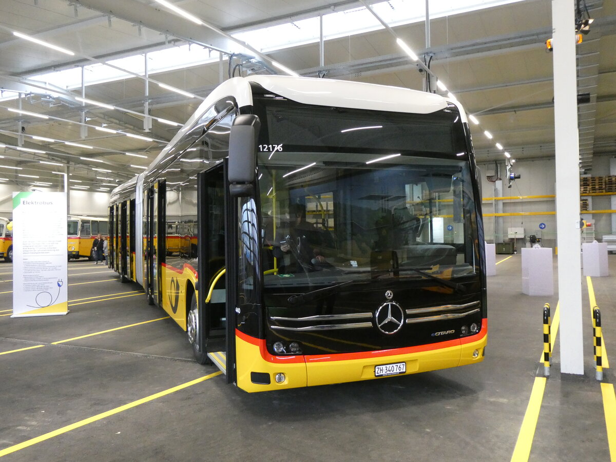 (273'317) - Stutz, Jonen - Nr. 440/ZH 340'767/PID 12'176 - eMercedes am 29. Mrz 2025 in Affoltern, Garage