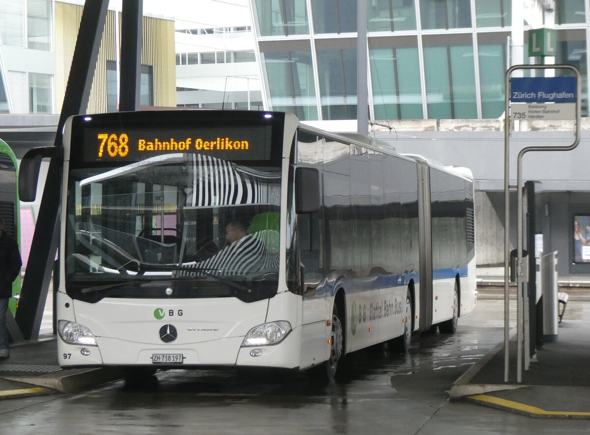(273'408) - Welti-Furrer, Bassersdorf - Nr. 97/ZH 718'197 - Mercedes am 29. Mrz 2025 in Zrich-Flughafen