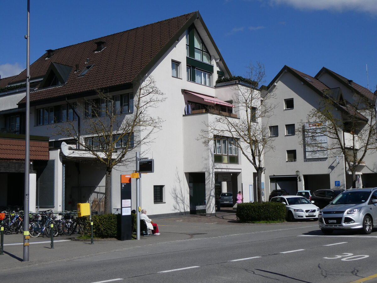 (273'470) - RBS-Haltestelle am 31. Mrz 2025 beim Bahnhof Schnbhl