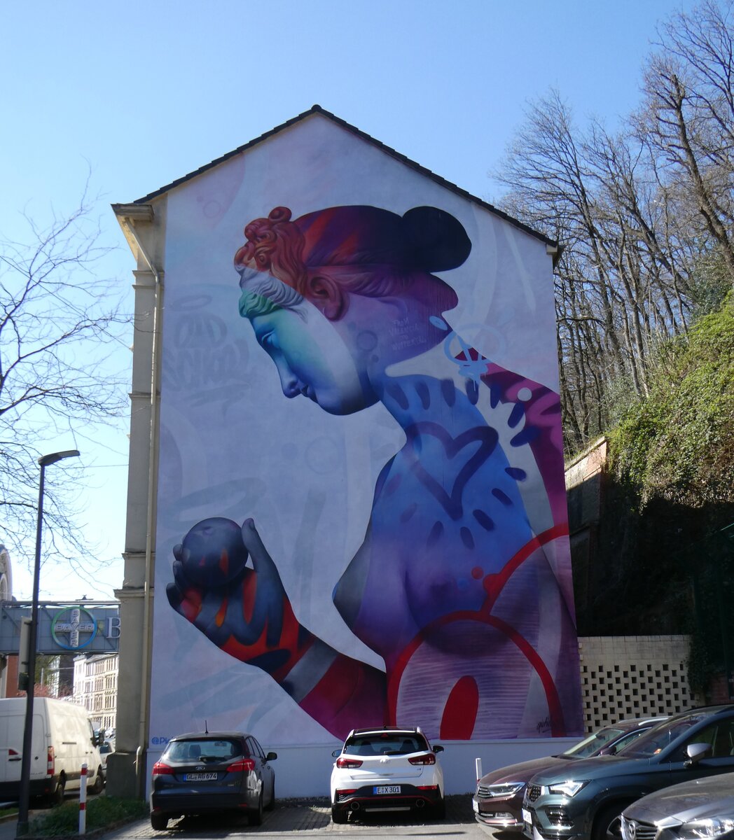 (273'528) - Wandgemlde von PichiAvo von Valencia am 3. April 2025 in Wuppertal