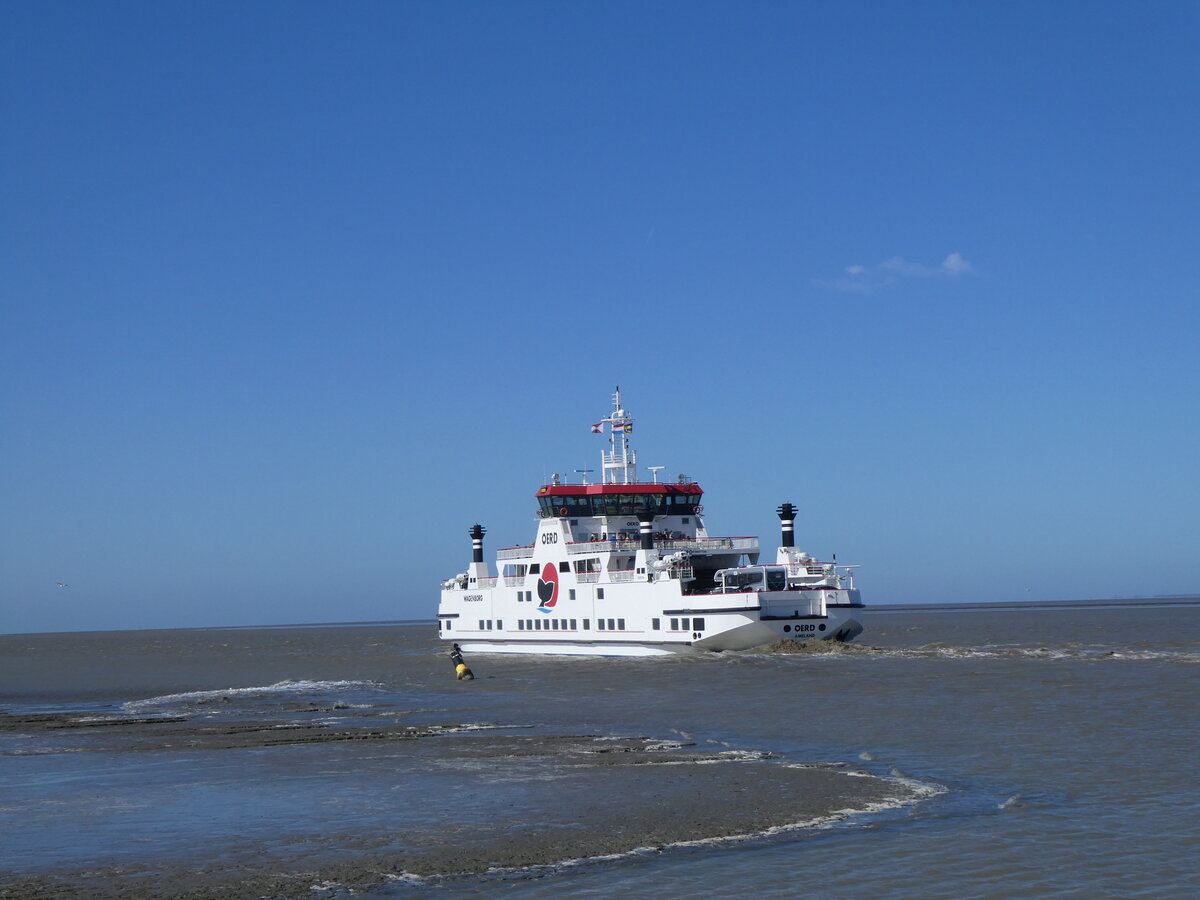 (273'654) - Fhre Oerd am 5. April 2025 im Hafen von Holwerd