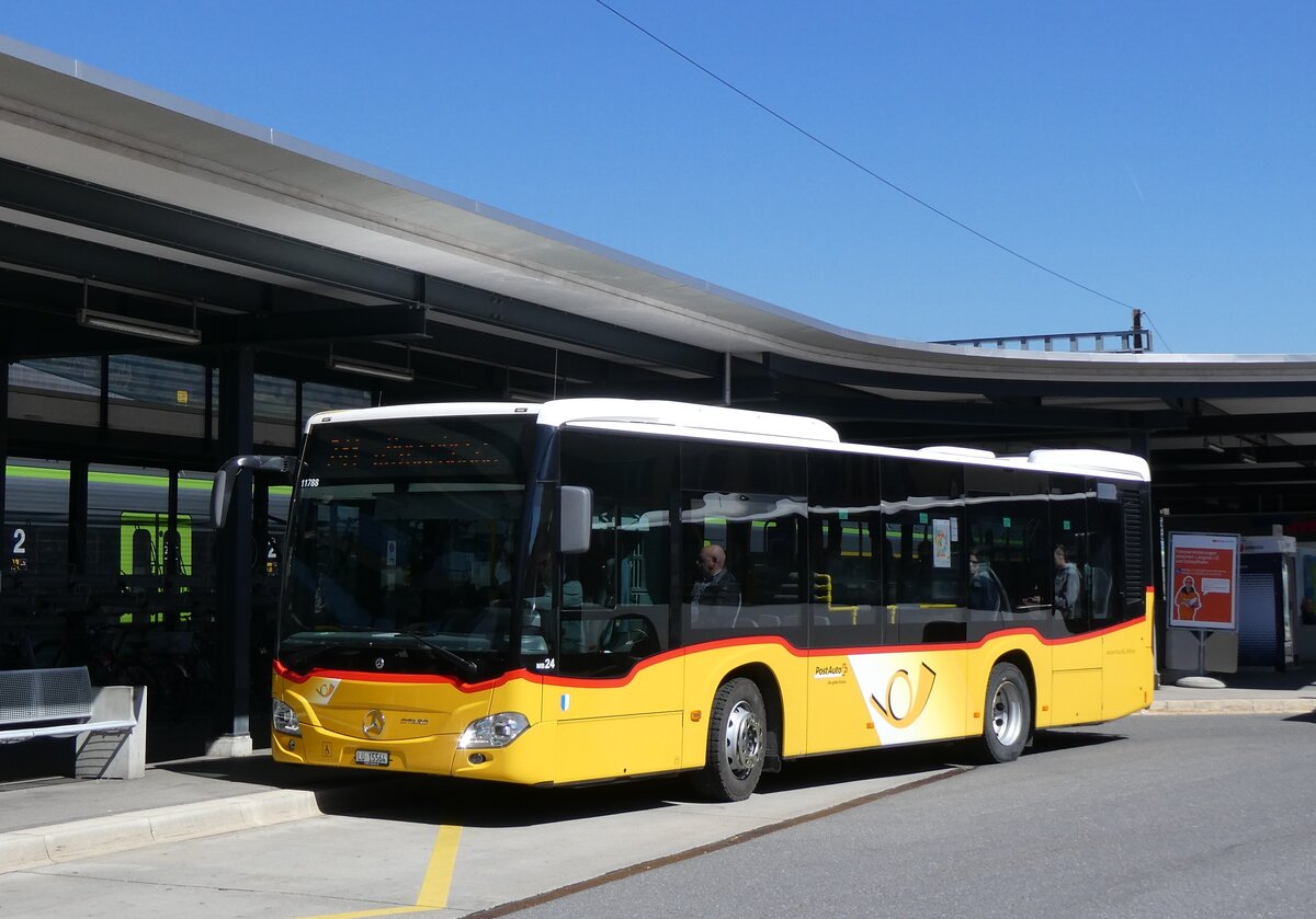 (273'843) - Amstein, Willisau - Nr. MB 24/LU 15'564/PID 11'788 - Mercedes am 11. April 2025 beim Bahnhof Schpfheim