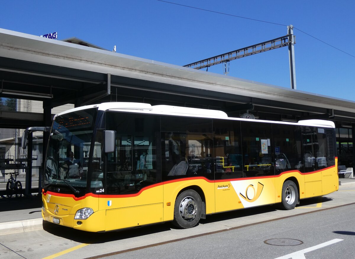 (273'846) - Amstein, Willisau - Nr. MB 24/LU 15'564/PID 11'788 - Mercedes am 11. April 2025 beim Bahnhof Schpfheim