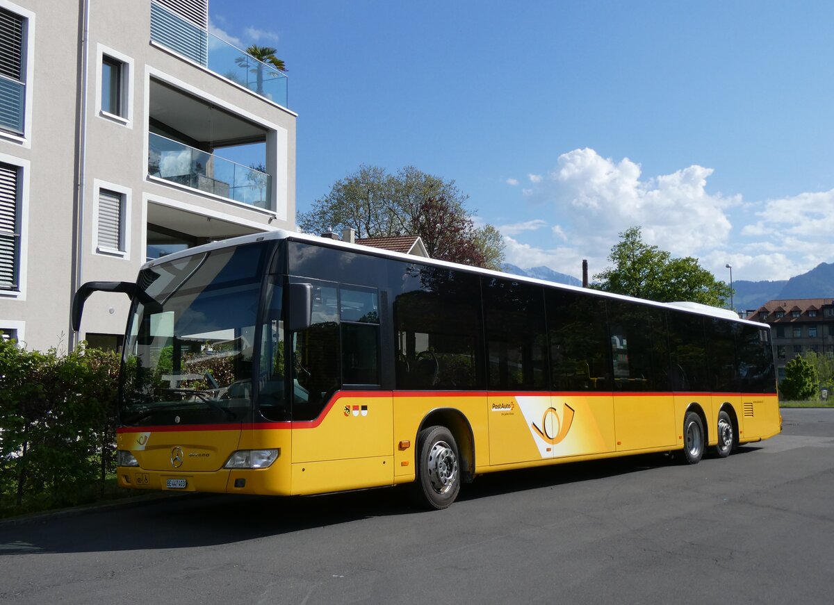 (274'393) - Engeloch, Riggisberg - Nr. 5/BE 447'403/PID 5415 - Mercedes (ex PostAuto Bern Nr. 5415; ex AVA Biel Nr. 5) am 1. Mai 2025 in Thun, Garage STI