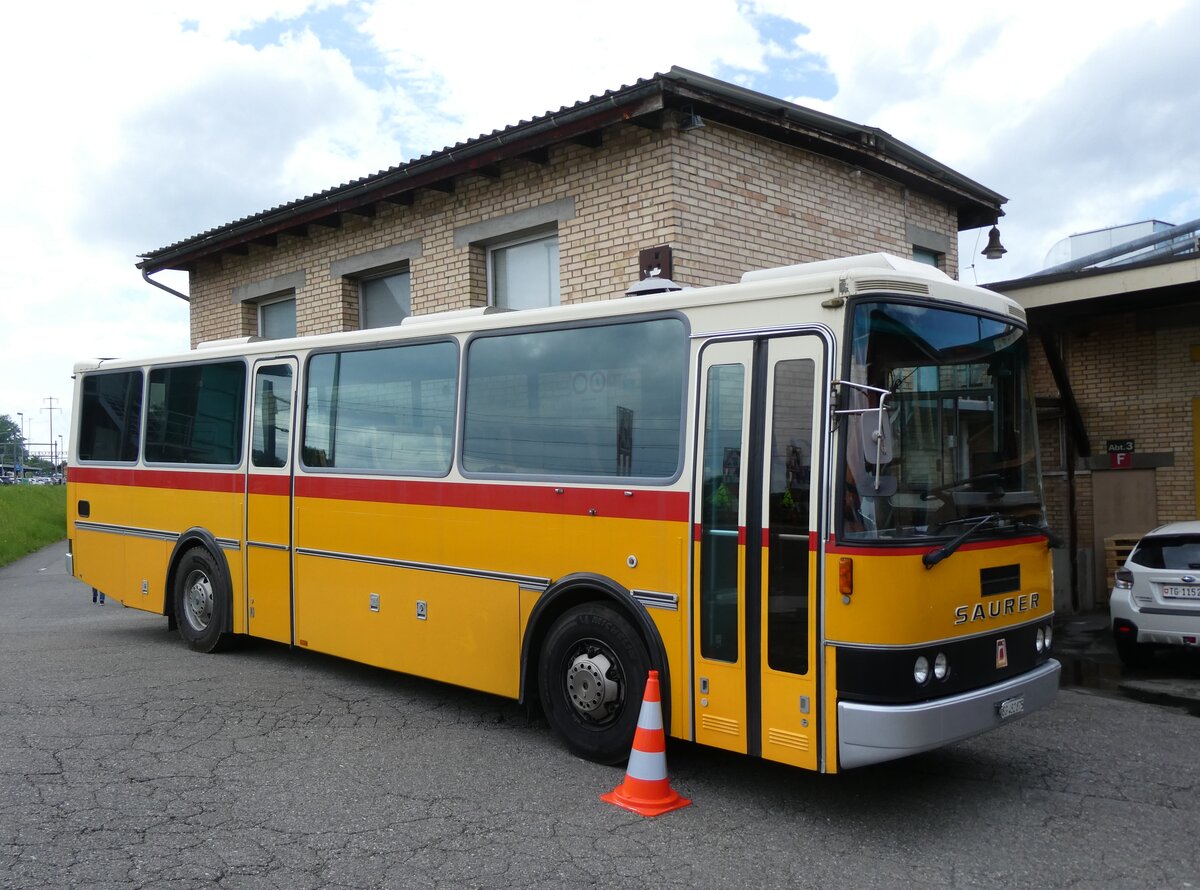 (274'522) - Stolz, Niederbren - SG 452'875 - Saurer/R&J (ex Soltermann, Bichwil; ex Ziegler, Pratteln; ex Tanner, Bubendorf; ex Schnider, Schpfheim) am 3. Mai 2025 in Attikon, Wegmller