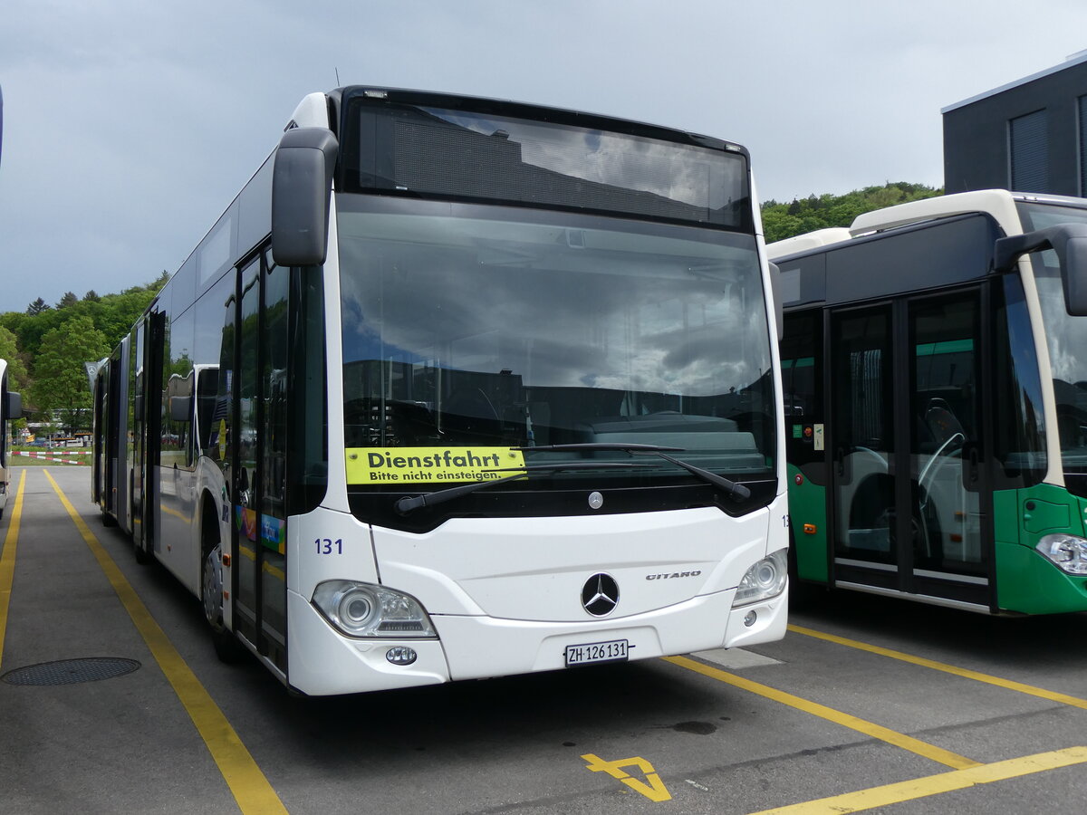 (274'606) - VZO Grningen - Nr. 131/ZH 126'131 - Mercedes am 3. Mai 2025 in Winterthur, Daimler Buses