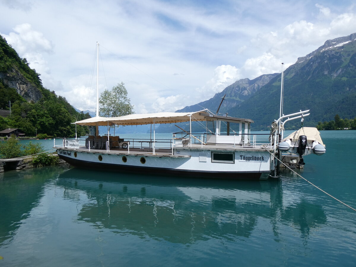 (276'193) - Motorschiff Tggelibock am 1. Juni 2025 auf dem Brienzersee bei Interlaken