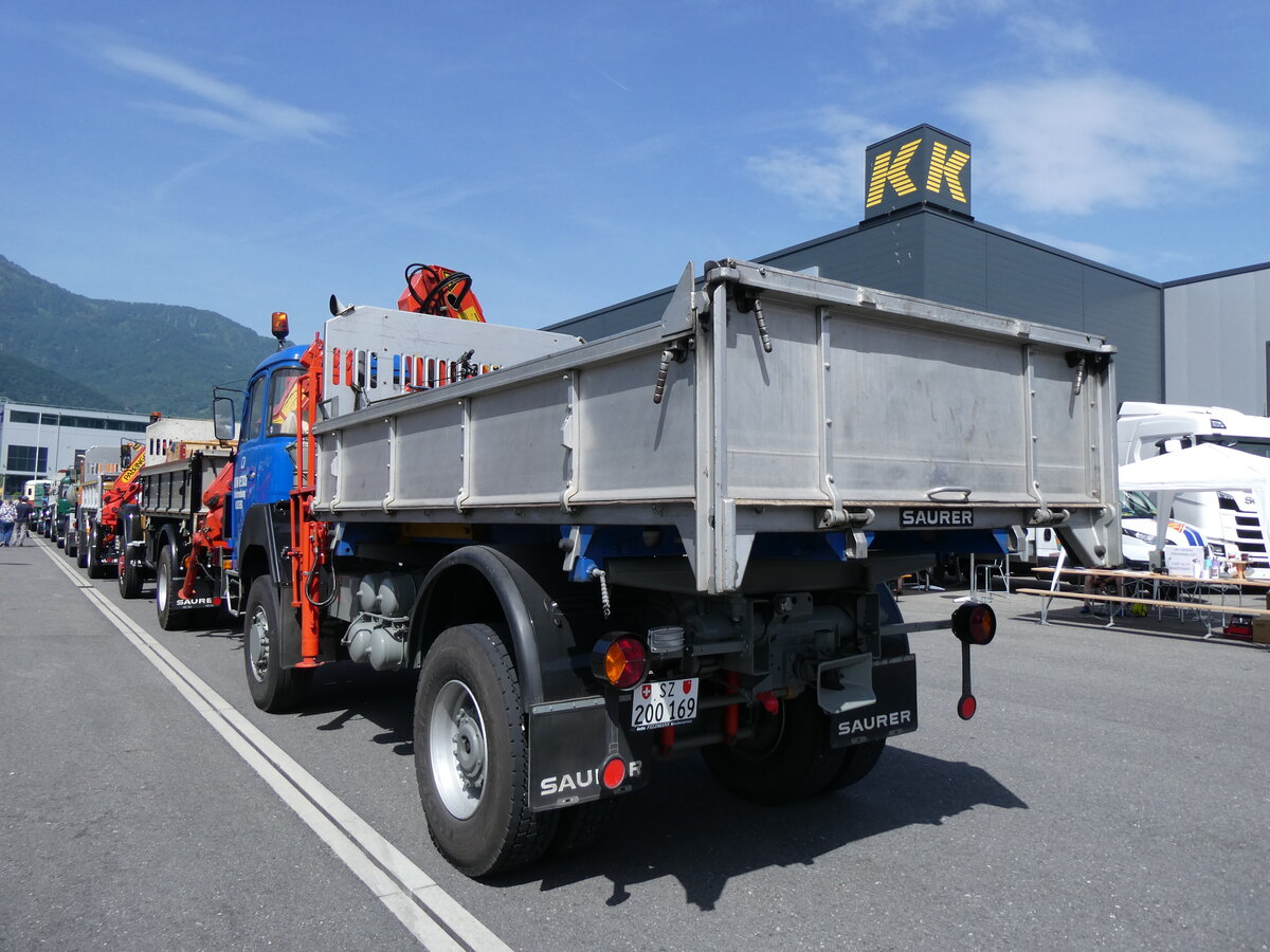 (276'668) - Vetsch, Klosters - SZ 200'169 - Saurer am 14. Juni 2025 in Aigle, Kolly SA
