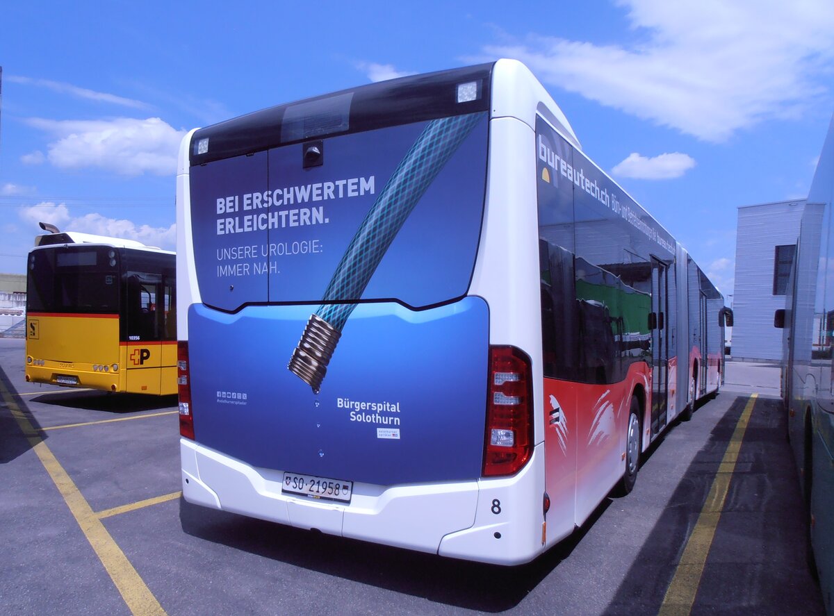 (277'613) - BGU Grenchen - Nr. 8/SO 21'958 - Mercedes am 5. Juli 2025 in Kerzers, Interbus