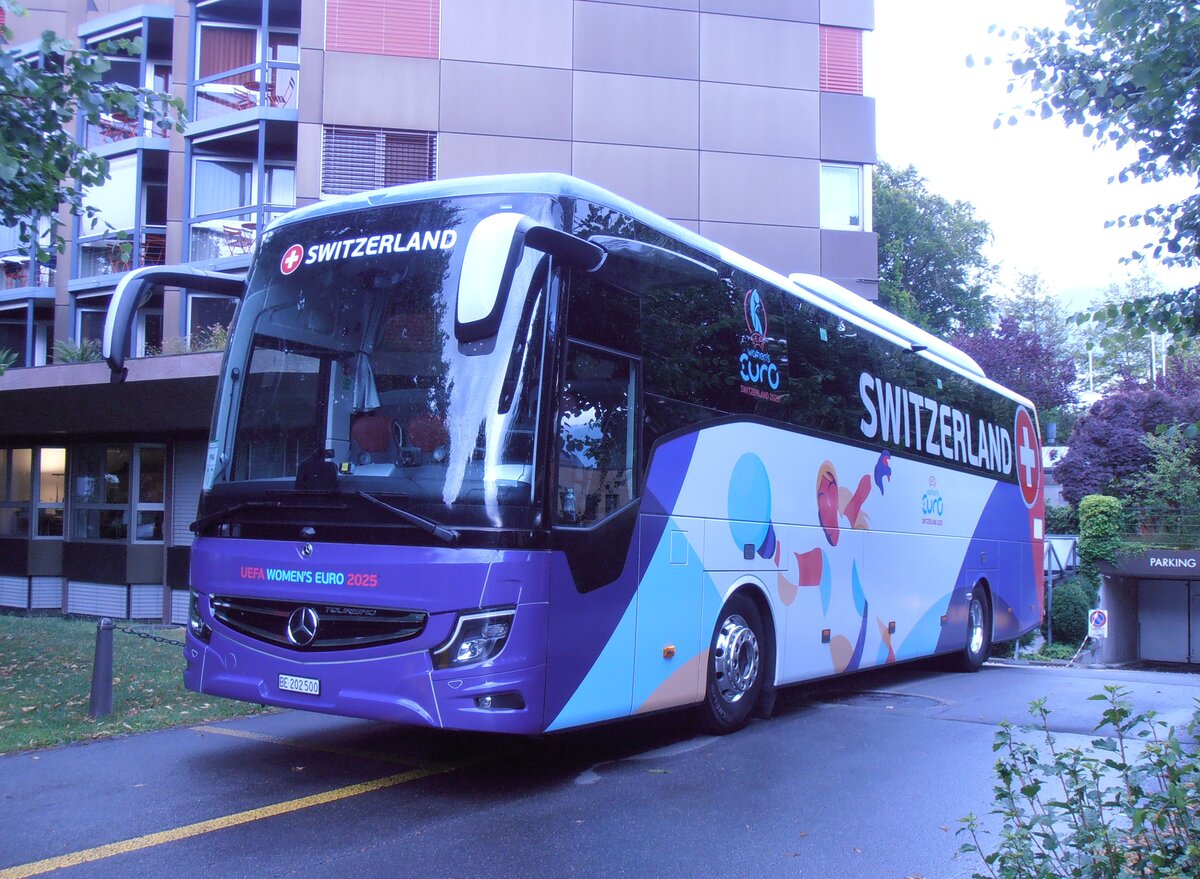 (277'665) - UEFA Women's Euro 2025 - BE 202'500 - Mercedes am 7. Juli 2025 in Thun, Hotel Seepark