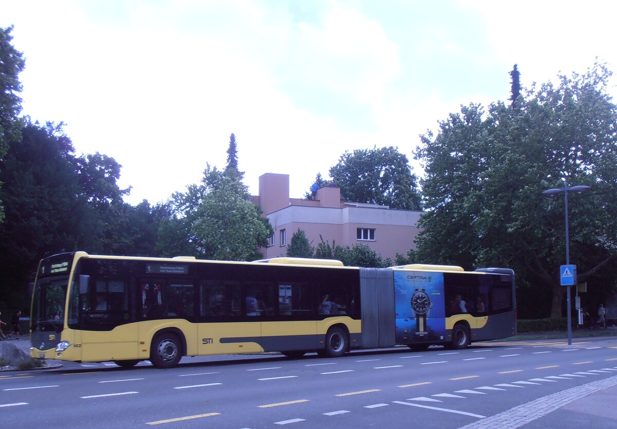 (277'689) - STI Thun - Nr. 183/BE 804'183 - Mercedes am 7. Juli 2025 in Thun, Klosestrasse