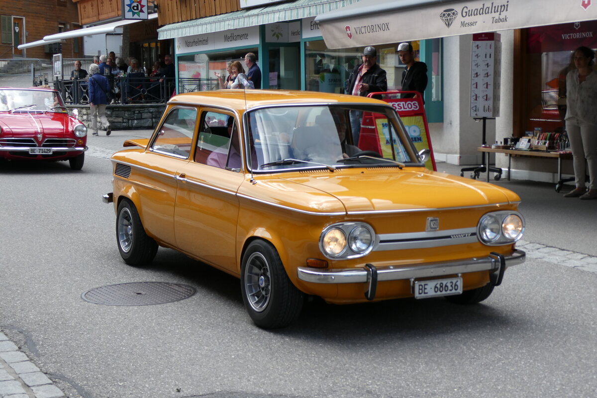 (278'165) - NSU - BE 68'636 - am 27. Juli 2025 in Adelboden, Dorfstrasse